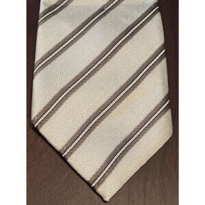 Sports Gold Brown Hand Made 100% Polyester Men’s Neck Tie Made In China